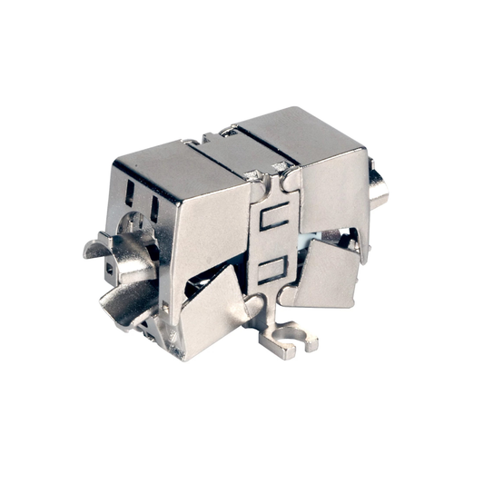 Łącznik modularny mufa kabla sieciowego RJ45 Kat.6A STP AWG 22-26 beznarzędziowy