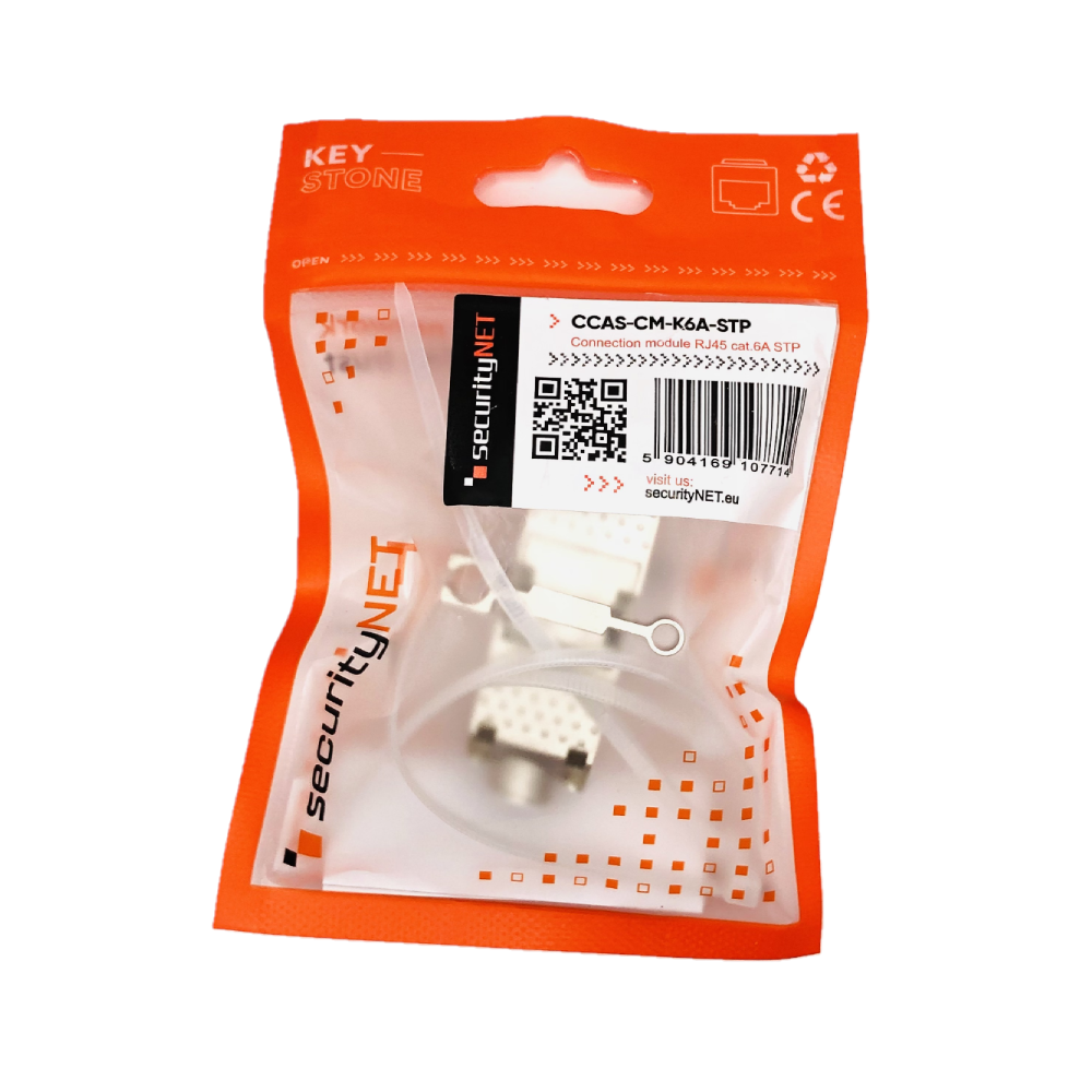 Łącznik modularny mufa kabla sieciowego RJ45 Kat.6A STP AWG 22-26 beznarzędziowy