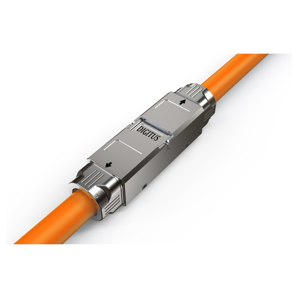 Łącznik do kabli sieciowych LAN Kat.6A ekranowany beznarzędziowy beczka