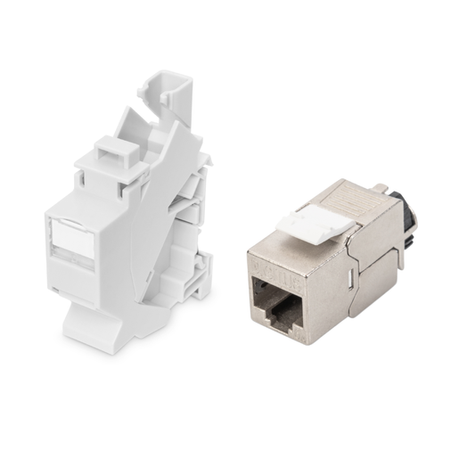 Adapter keystone na szynę DIN obudowa IP20 na x1 moduł keystone DN-93617