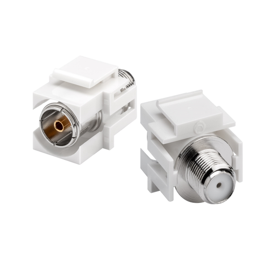 Moduł Keystone SAT do kabla koncentrycznego – Gniazdo F / Wtyk F