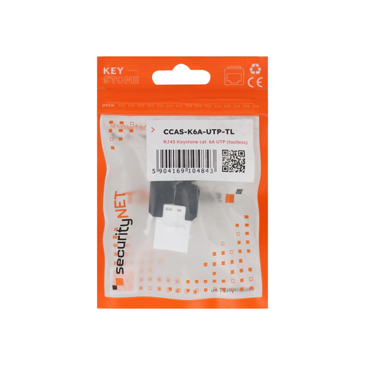 Moduł Keystone RJ45 Kat. 6A UTP – Beznarzędziowe Gniazdo Sieciowe