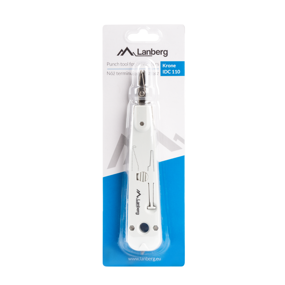 Lanberg NT-0001 – narzędzie uderzeniowe LSA (nóż typu KRONE) do zaciskania przewodów