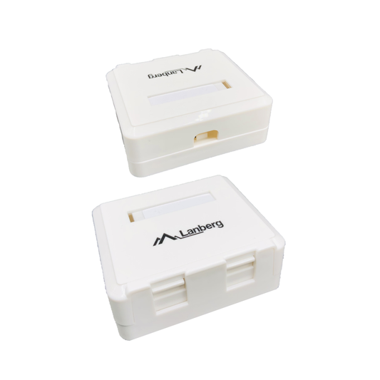 Lanberg puszka natynkowa Keystone – na 1 lub 2 moduły