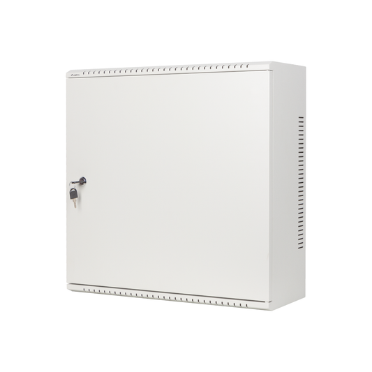 Szafa instalacyjna RACK wisząca 19" 6U+3U 540X200 natynkowa złożona czarna / szara