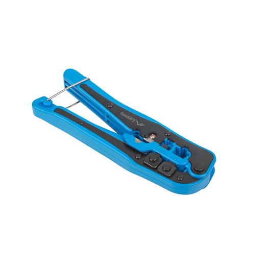 Zaciskarka do wtyków RJ45 RJ12 RJ11 + ściągacz izolacji | 4P 6P 8P NT-0202