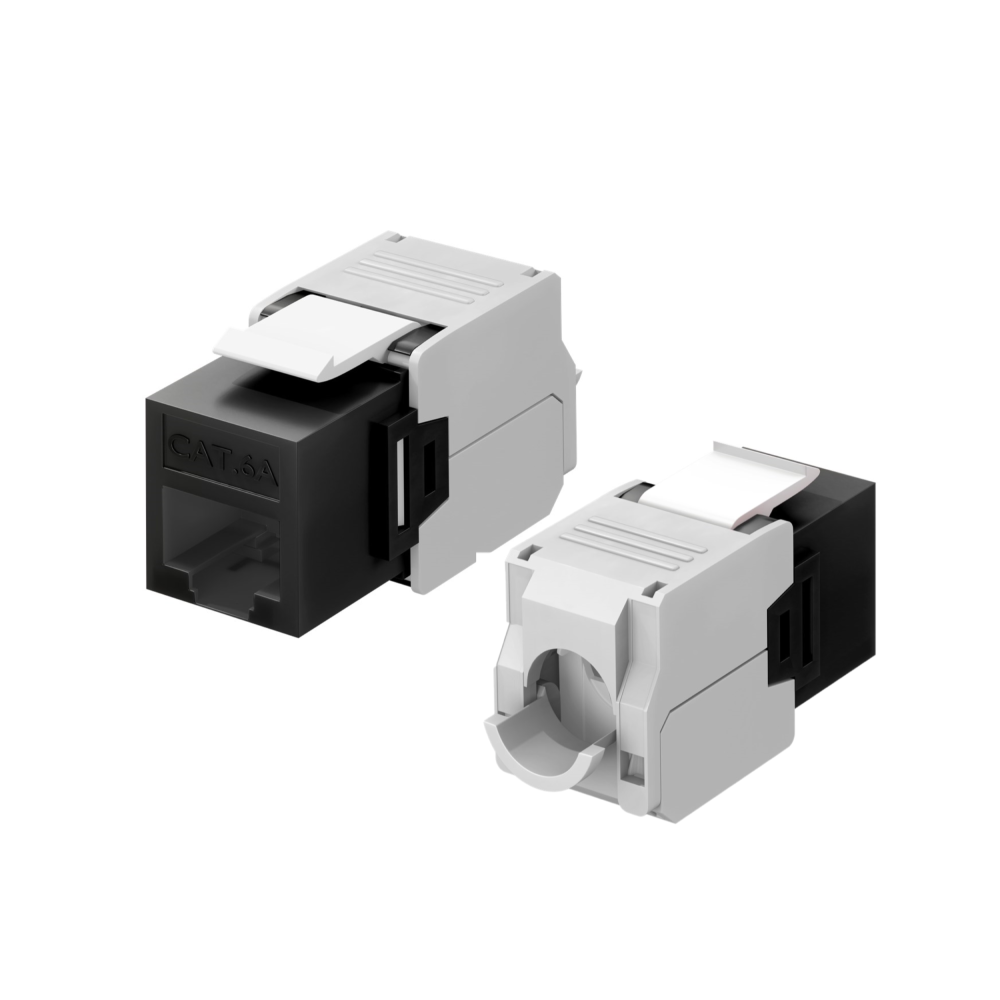 Moduł Keystone RJ45 Kat.6A UTP Beznarzędziowy – Gniazdo Sieciowe LAN kolory