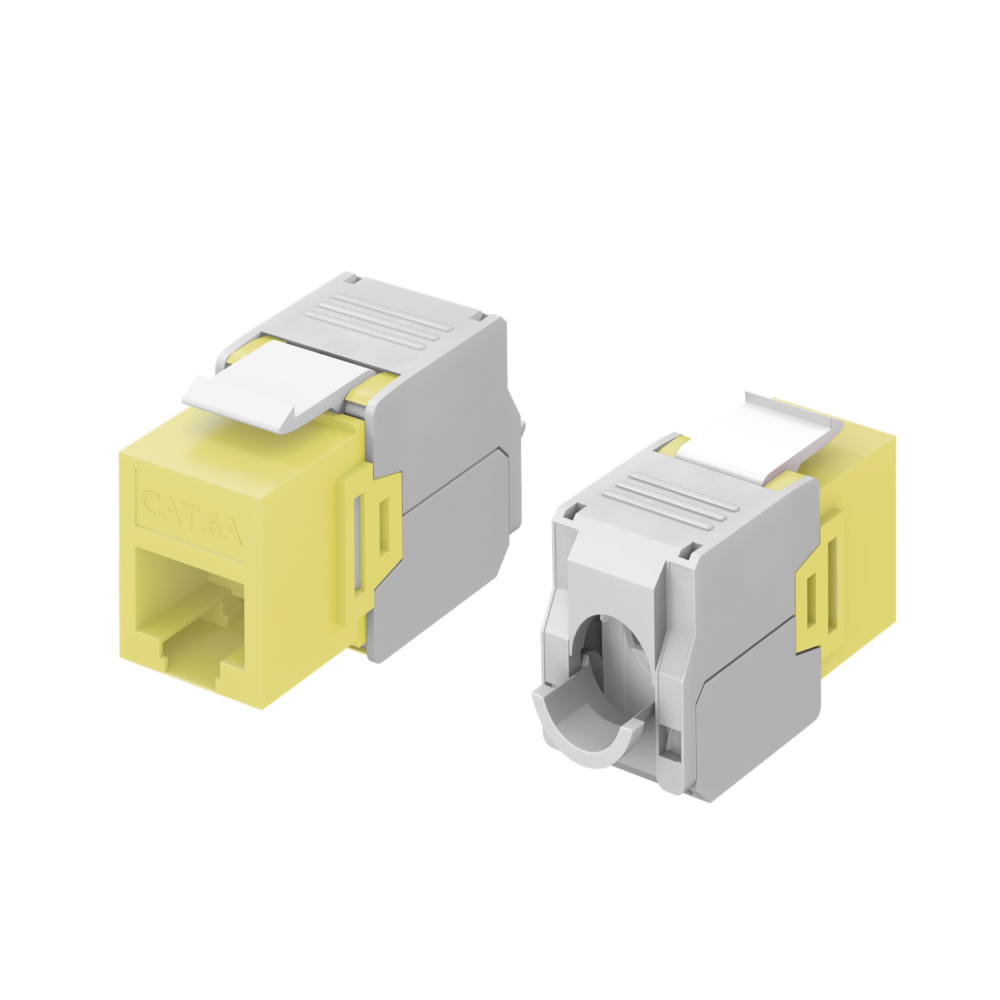 Moduł Keystone RJ45 Kat.6A UTP Beznarzędziowy – Gniazdo Sieciowe LAN kolory