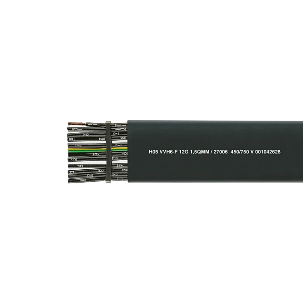 Przewód dźwigowy płaski H07VVH6-F 750V – 16x1mm² – do suwnic i wind – na metry