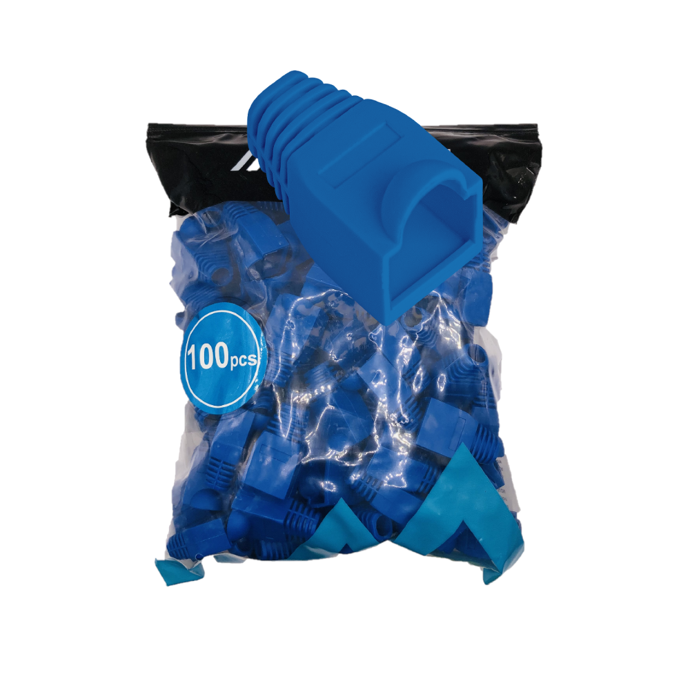 Lanberg Osłony wtyków RJ45 – 100 szt. (różne kolory)