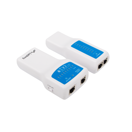 Lanberg NT-0402 – tester przewodów sieciowych RJ45 / RJ11 (w zestawie bateria)