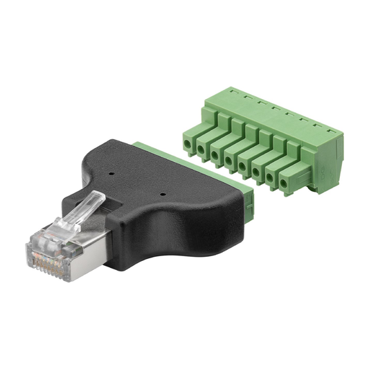 Wtyk RJ45 UTP Kat.5e (8P8C) dwuczęściowy szybki montaż
