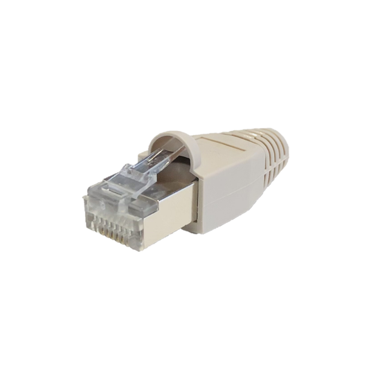 Wtyk sieciowy teleinformatyczny RJ45 kat.5e STP z osłonką, 2 sztuki