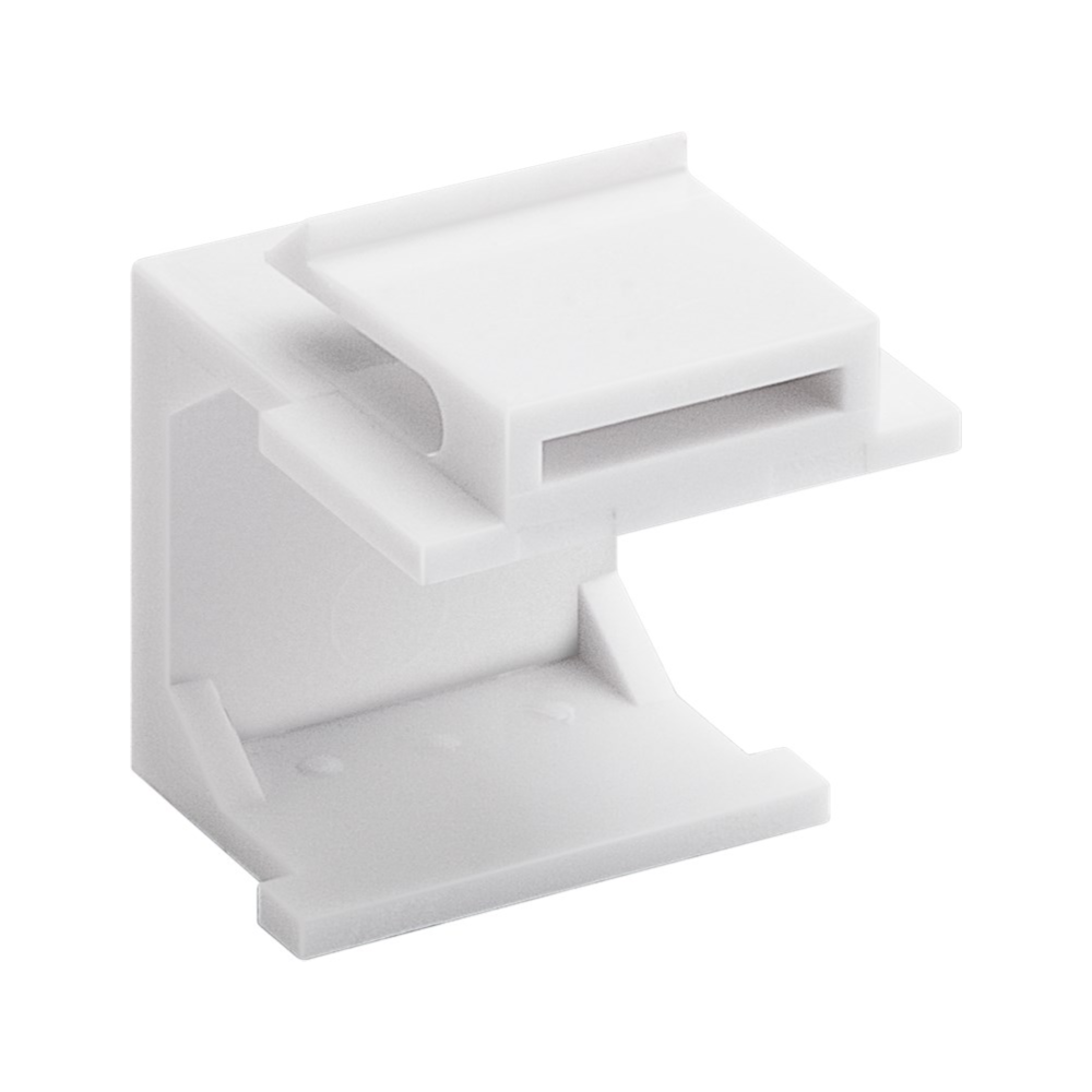 Zaślepki Keystone do paneli – Biały komplet 4 szt. | Moduł osłona RJ45