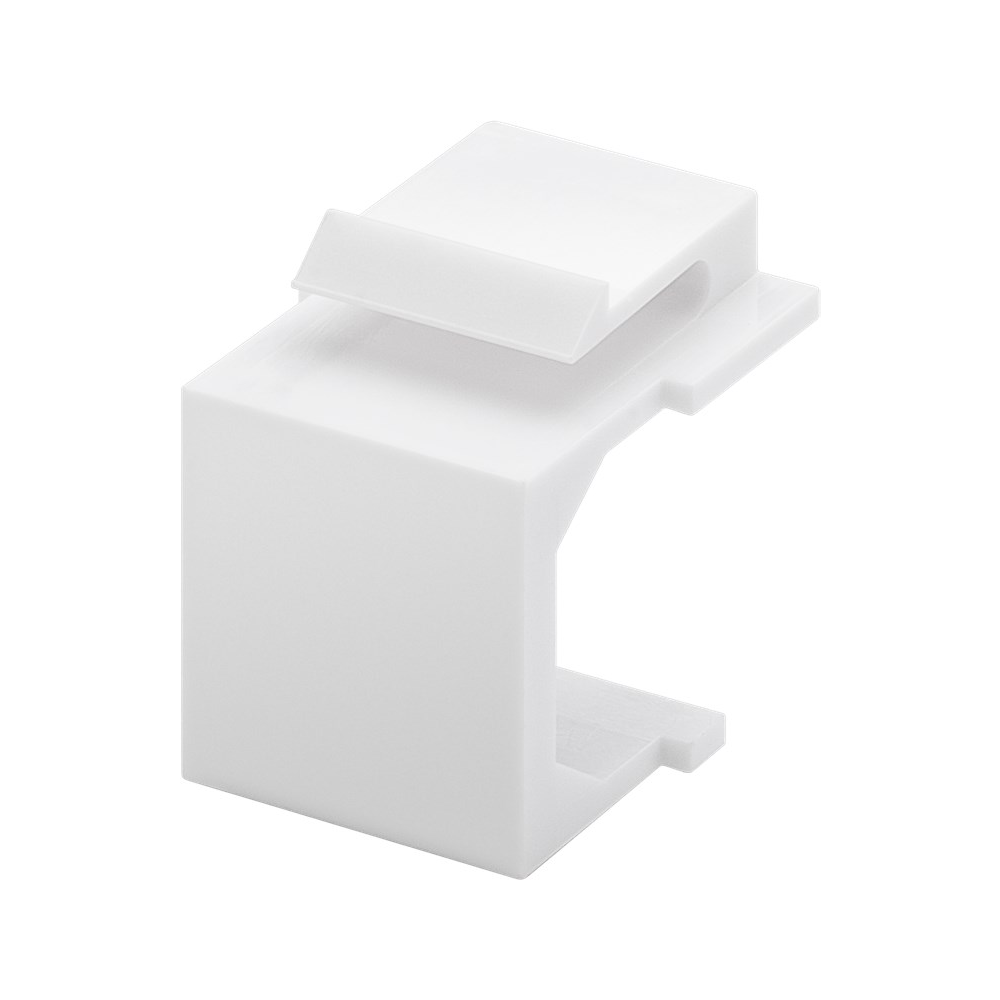 Zaślepki Keystone do paneli – Biały komplet 4 szt. | Moduł osłona RJ45