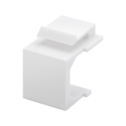 Zaślepki Keystone do paneli – Biały komplet 4 szt. | Moduł osłona RJ45