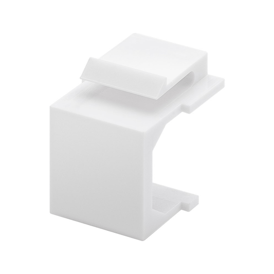 Zaślepki Keystone do paneli – Biały komplet 4 szt. | Moduł osłona RJ45
