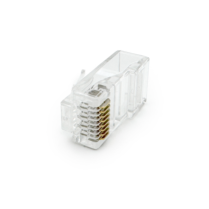 Wtyk RJ45 (8P8C) uniwersalny kat.6 nieekranowany AWG 26-24 opakowanie 100 szt