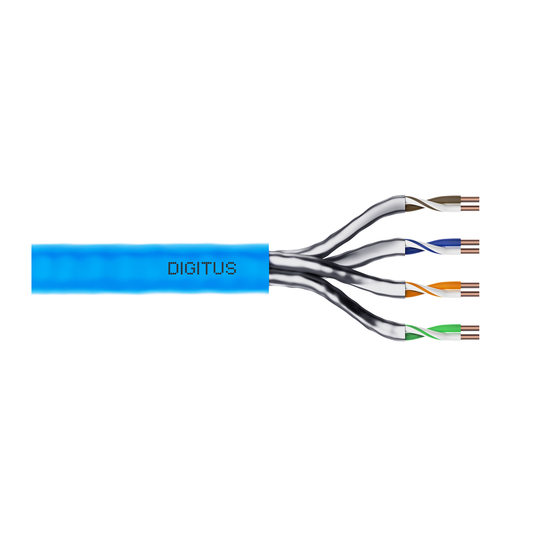 DIGITUS Kabel sieciowy LAN KAT.6A U/FTP 10Gbs kabel instalacyjny Dca
