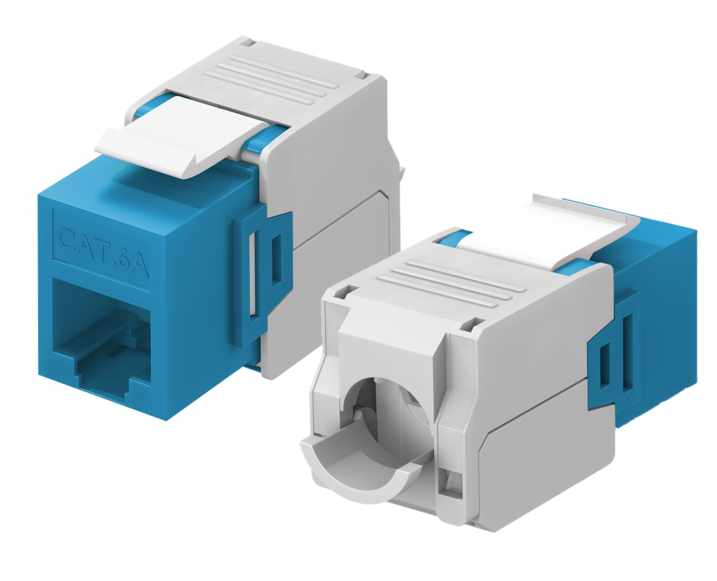 Moduł Keystone RJ45 Kat.6A UTP Beznarzędziowy – Gniazdo Sieciowe LAN kolory