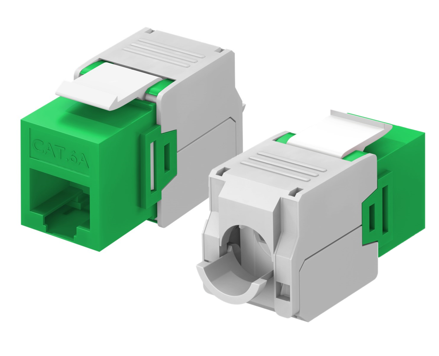 Moduł Keystone RJ45 Kat.6A UTP Beznarzędziowy – Gniazdo Sieciowe LAN kolory