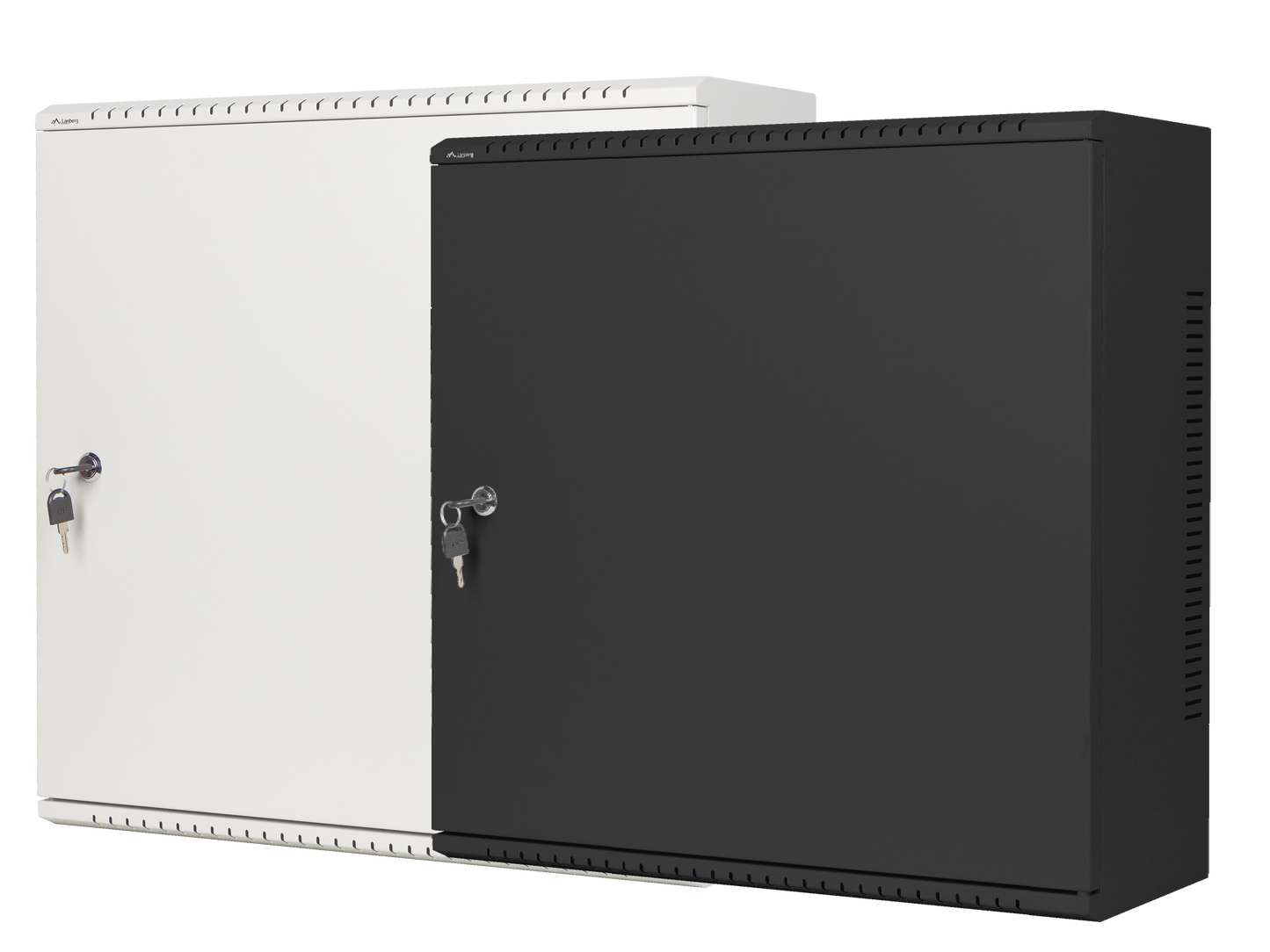 Szafa instalacyjna RACK wisząca 19" 6U+3U 540X200 natynkowa złożona czarna / szara