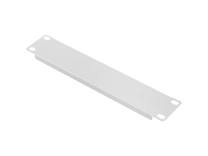 Zaślepka do szaf RACK 10" 1U metalowa czarna / szara